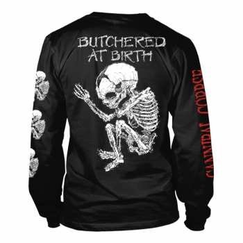 Mercancía Cannibal Corpse: Tričko S Dlouhým Rukávem Butchered At Birth Baby S