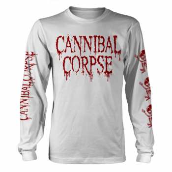 Merch Cannibal Corpse: Camiseta de manga larga Butchered At Birth (white)