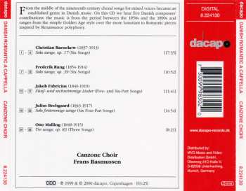 CD Canzone Koret: Danish Romantic A Cappella