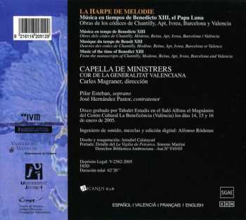 CD Capella De Ministrers: La Harpe de Melodie