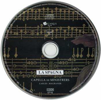 CD Capella De Ministrers:  La Spagna (Danzas Del Renacimiento Español)