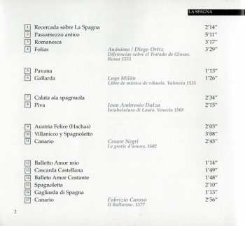 CD Capella De Ministrers:  La Spagna (Danzas Del Renacimiento Español)