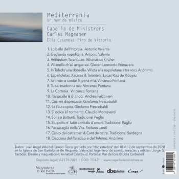 CD Capella De Ministrers: Mediterrània - Un Mar De Música