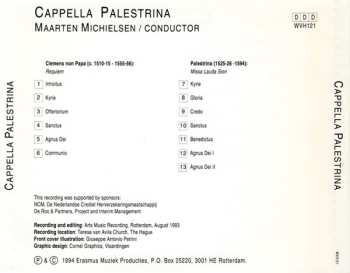 CD Giovanni Pierluigi da Palestrina: Requiem - Missa Lauda Sion