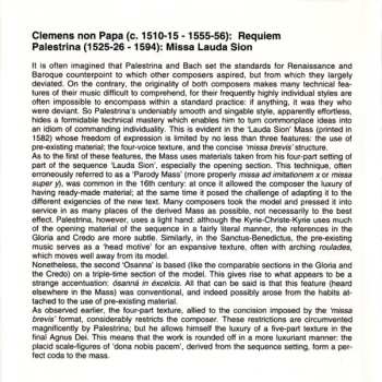 CD Giovanni Pierluigi da Palestrina: Requiem - Missa Lauda Sion