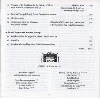 CD Cappella Romana: A Byzantine Emperor At King Henry’s Court: Christmas 1400, London