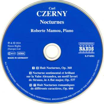 CD Carl Czerny: Nocturnes