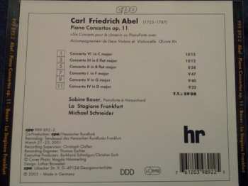 CD Carl Friedrich Abel: Piano Concertos Op. 11