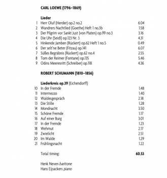 CD Robert Schumann: Auf Einer Burg (Songs By Loewe & Schumann)