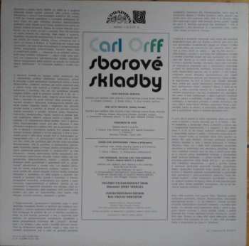 LP Carl Orff: Sborové Skladby