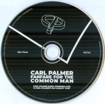 3CD/Caja/Blu-ray Carl Palmer: Fanfare For The Common Man
