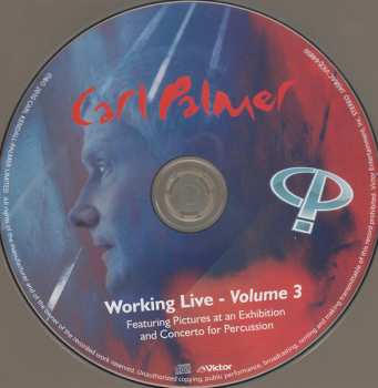 CD Carl Palmer: Working Live - Volume 3