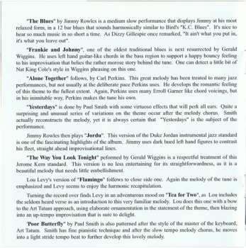 CD Jimmy Rowles: Piano Playhouse