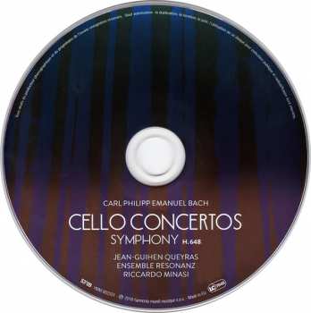 CD Carl Philipp Emanuel Bach: Cello Concertos / Symphony H.648  