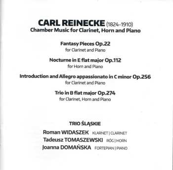 CD Carl Reinecke: Chamber Music For Clarinet, Horn And Piano