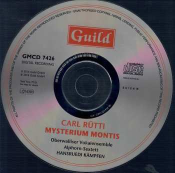 CD/DVD Carl Rütti: Mysterium Montis