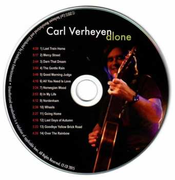 CD Carl Verheyen: Alone (Solo Guitar Improvisations Volume 2)