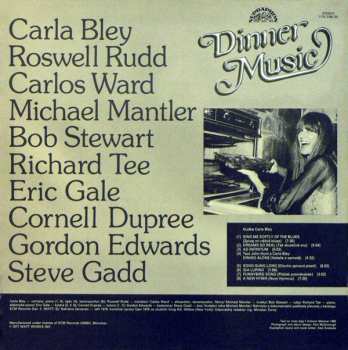 LP Carla Bley: Dinner Music