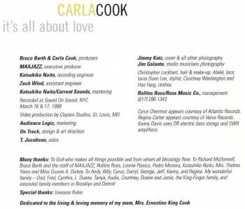 CD Carla Cook: It's All About Love