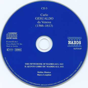 7CD/Caja Carlo Gesualdo: The Complete Madrigals