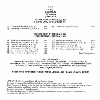 7CD/Caja Carlo Gesualdo: The Complete Madrigals