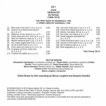 7CD/Caja Carlo Gesualdo: The Complete Madrigals