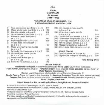 7CD/Caja Carlo Gesualdo: The Complete Madrigals