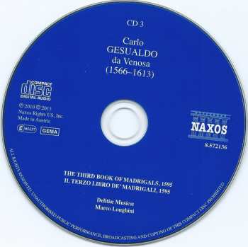 7CD/Caja Carlo Gesualdo: The Complete Madrigals