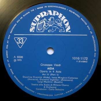 3LP/Caja Orchestra Del Teatro Alla Scala: Aida (Opera In 4 Acts, Historical Recording) (3xLP + BOX + BOOKLET)