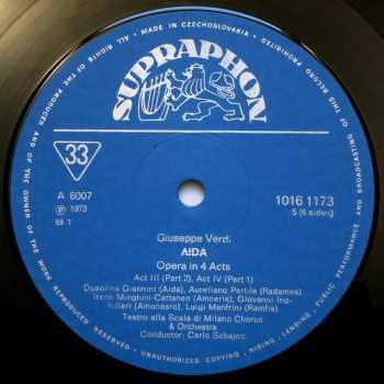 3LP/Caja Orchestra Del Teatro Alla Scala: Aida (Opera In 4 Acts, Historical Recording) (3xLP + BOX + BOOKLET)