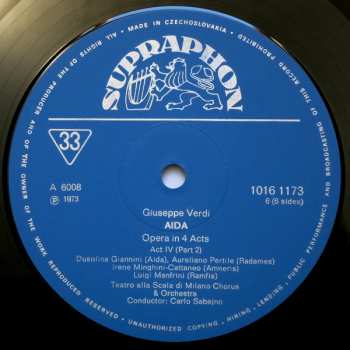 3LP/Caja Orchestra Del Teatro Alla Scala: Aida (Opera In 4 Acts, Historical Recording) (3xLP + BOX + BOOKLET)