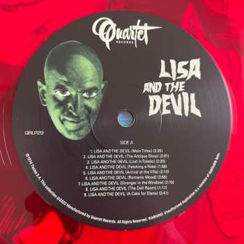 LP Carlo Savina: Lisa And The Devil (Original Motion Picture Soundtrack) LTD | CLR
