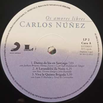 2LP Carlos Núñez: Os Amores Libres
