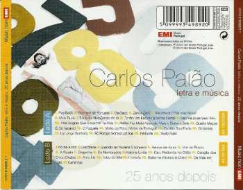 2CD Carlos Paião: Letra E Música 25 Anos Depois