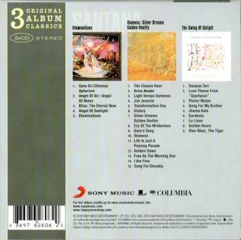 3CD/Caja Carlos Santana: 3 Original Album Classics