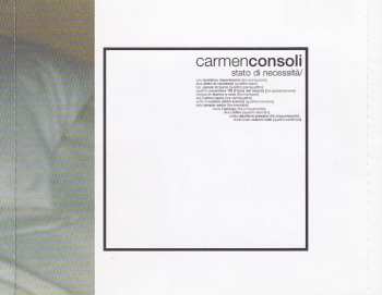 CD Carmen Consoli: Stato Di Necessità