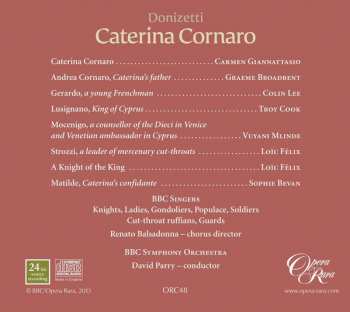 2CD/Caja David Parry: Caterina Cornaro