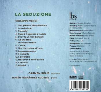 CD Carmen Solís: La Seduzione: Verdi Songs