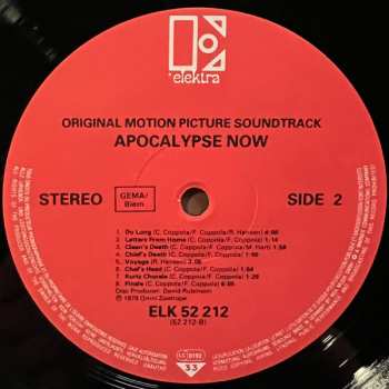 LP Carmine Coppola: Apocalypse Now - Original Motion Picture Soundtrack