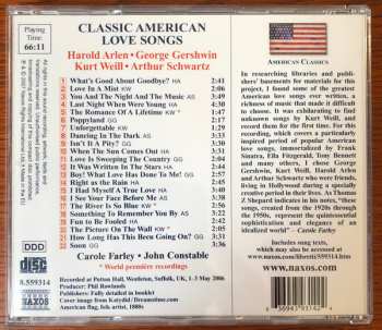 CD John Constable: Classic American Love Songs