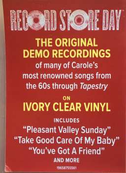 LP Carole King: The Legendary Demos CLR