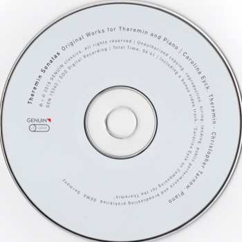 CD Carolina Eyck: Theremin Sonatas