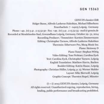 CD Carolina Eyck: Theremin Sonatas