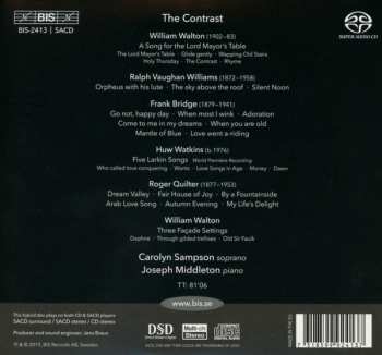 SACD Carolyn Sampson: The Contrast: English Poetry In Song