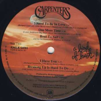 LP Carpenters: A Kind Of Hush LTD