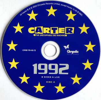 3CD/DVD Carter The Unstoppable Sex Machine: 1992 The Love Album