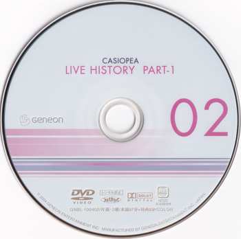 2DVD Casiopea: Live History (Part-1)