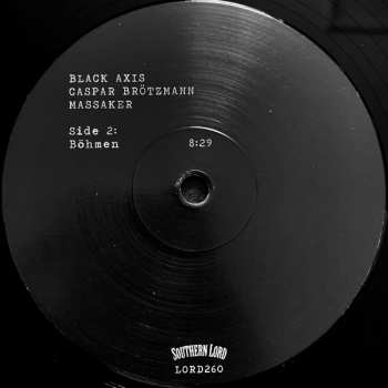 2LP Caspar Brötzmann Massaker: Black Axis