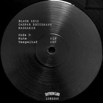 2LP Caspar Brötzmann Massaker: Black Axis