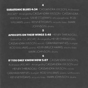 CD Cassandra Wilson: Days Aweigh